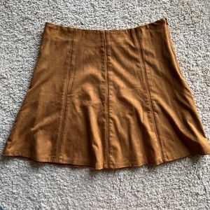 Loft tan skirt